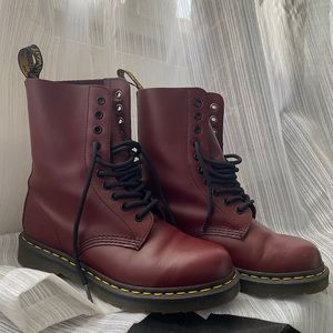 Dr Martens 1490 Smooth Leather Mid Calf Boots